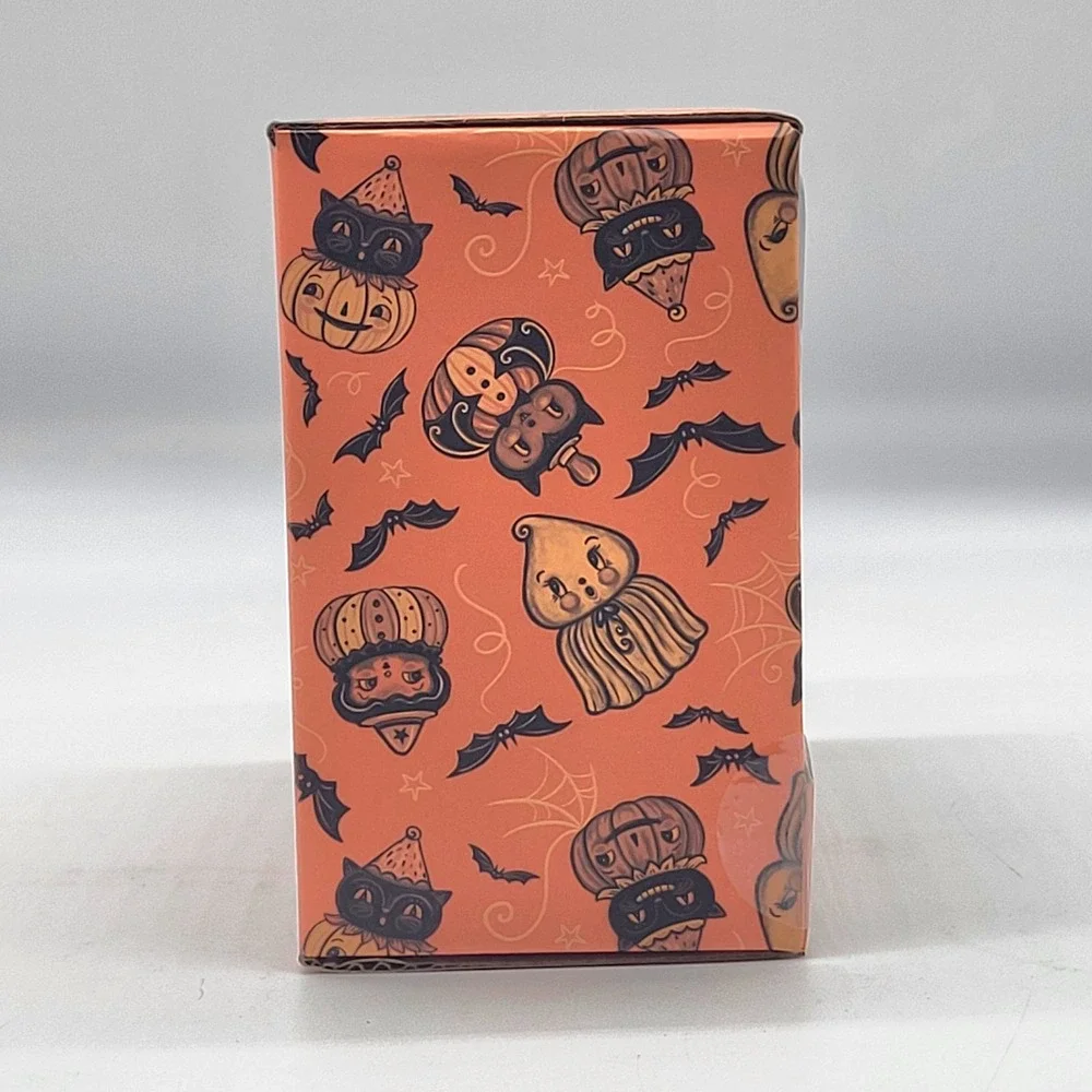 Johanna Parker Transpac Black Cat Pumpkin Salt Pepper Shakers Halloween NEW
